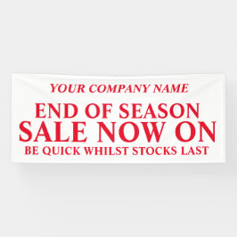 Werbebanner für den Einzelhandel Banner