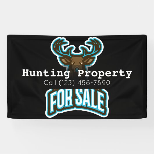 Werbebanner für die Jagdgesellschaft Banner (Horizontal)