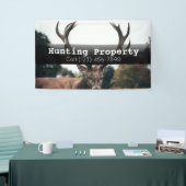 Werbebanner für die Jagdgesellschaft Banner (Messeveranstaltung)