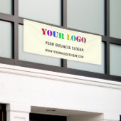 Werbebanner für Firmenlogo Banner (Äußeres Gebäude)