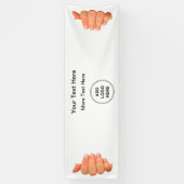 Werbebanner für Ihr Logo hinzufügen Banner (Vertikal)