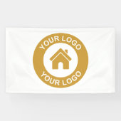 Werbebanner für kundenspezifische Firmenlogos Banner (Horizontal)