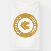 Werbebanner für kundenspezifische Firmenlogos Banner (Vertikal)