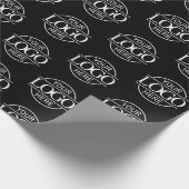 WerbeBlack mit dem Logo für benutzerdefinierte Unt Geschenkpapier (Ecke)