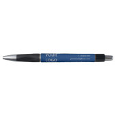 Werbebüro-Firmenlogo und Text-Pen Kugelschreiber (Vorderseite)