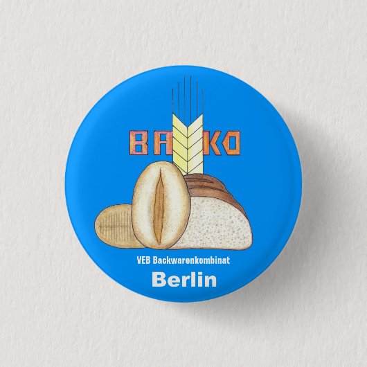 Werbedesign Bako Berlin Button (Vorderseite)