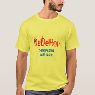 Werbedesign Dederon Chemiefasern T-Shirt