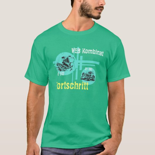 Werbedesign Fortschritt DDR T-Shirt (Vorderseite)