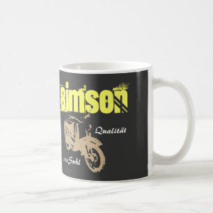 Werbedesign Simson Suhl DDR Kaffeetasse