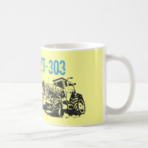 Werbedesign Traktoren DDR Kaffeetasse