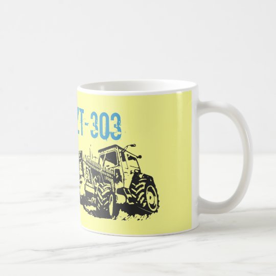 Werbedesign Traktoren DDR Kaffeetasse