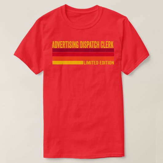 Werbedienstmitarbeiter T-Shirt (Design vorne)