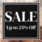 Werbefenstersigne für Unternehmen - Benutzerdefini Fensteraufkleber (Blatt 2)