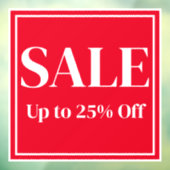 Werbefenstersigne für Unternehmen - Benutzerdefini Fensteraufkleber (Blatt 3)