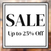 Werbefenstersigne für Unternehmen - Benutzerdefini Fensteraufkleber (Blatt 2)