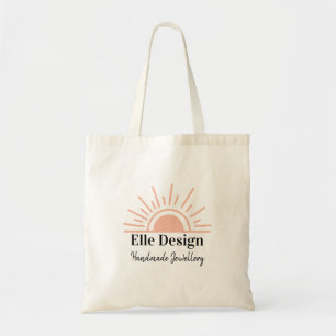 Werbefirma Feminine Boho Sun Logo für die Eigenwer Tragetasche