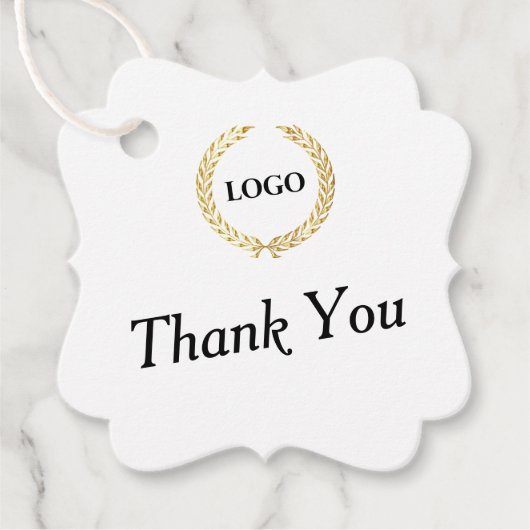 Werbefirma für Firmenlogo Vielen Dank Geschenkanhänger (Vorderseite)