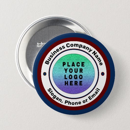 Werbefirma für Logos Button (Vorne & Hinten)