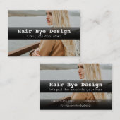 Werbefirma Hair Beauty Salon Visitenkarte (Vorne/Hinten)