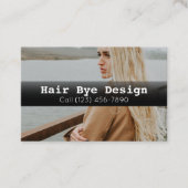 Werbefirma Hair Beauty Salon Visitenkarte (Vorderseite)