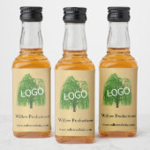 Werbefirma Mini Gold Alkoholflaschenetikett (Flaschen)