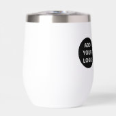 Werbefirmenlogo und QR-Code (Vorderseite)