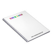 Werbefolien für kundenspezifische Logos Notizblock (Rechte Seite)