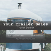 Werbegeschäft für Anhänger Händler Aufkleber (Vorderseite)