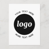 Werbegeschäft für Logos Postkarte (Vorderseite)