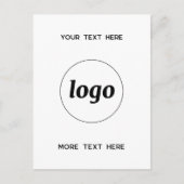 Werbegeschäft für Logos Postkarte (Vorderseite)