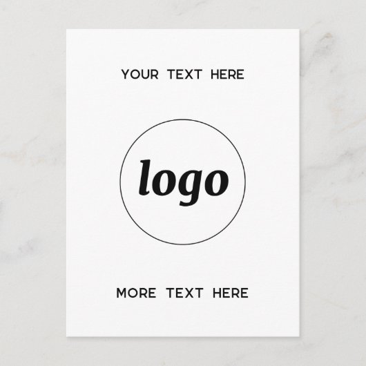 Werbegeschäft für Logos Postkarte (Vorderseite)