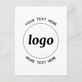 Werbegeschäft für Logos Postkarte (Vorderseite)