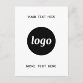 Werbegeschäft für Logos Postkarte (Vorderseite)