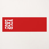 Werbegeschäft für Red Custom-Logos Yogamatte (Rückseite (Horizontal))