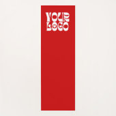 Werbegeschäft für Red Custom-Logos Yogamatte (Vorderseite)