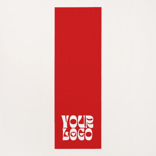 Werbegeschäft für Red Custom-Logos Yogamatte (Rückseite)
