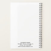 Werbegeschäft für Unternehmen mit eigener Markenbe Notizblock (Rückseite)