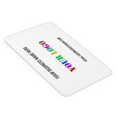 Werbegeschenk für benutzerdefinierte Logo-Namen Magnet (Rechte Seite)