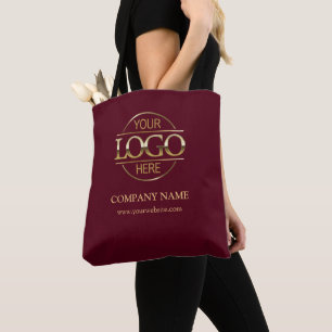 Werbegeschenk für Burgund Business Company-Logo Tasche
