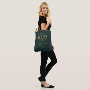 Werbegeschenk für dunkle grüne Unternehmen Tasche