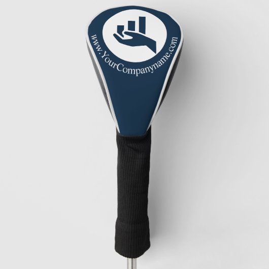 Werbegeschenk für Finanzplaner Golf Headcover (Vorderseite)