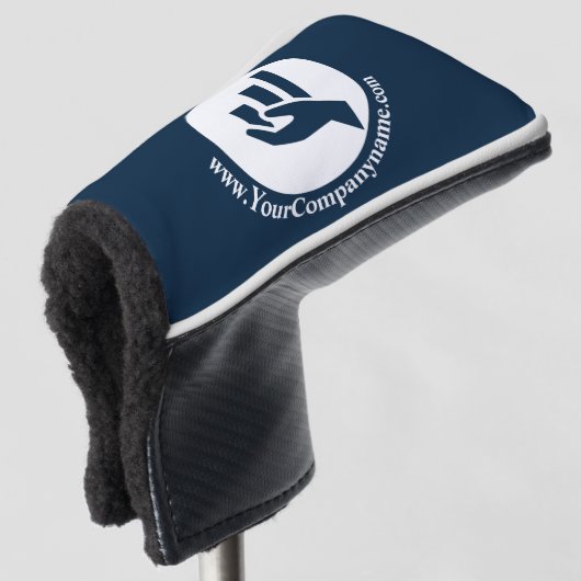 Werbegeschenk für Finanzplaner Golf Headcover (3/4 Vorderseite)