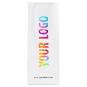 Werbegeschenk für Firmenlogo Geschenktüte Für Weinflaschen (Vorderseite)