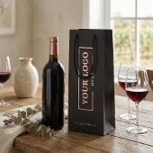 Werbegeschenk für Firmenlogo Geschenktüte Für Weinflaschen