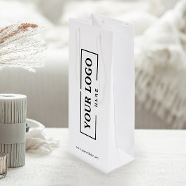 Werbegeschenk für Firmenlogo Geschenktüte Für Weinflaschen