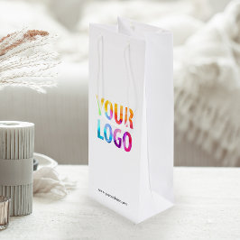 Werbegeschenk für Firmenlogo Geschenktüte Für Weinflaschen