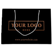 Werbegeschenk für Firmenlogo Große Geschenktüte (Vorderseite)