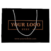 Werbegeschenk für Firmenlogo Große Geschenktüte (Rückseite)