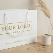 Werbegeschenk für Firmenlogo Große Geschenktüte