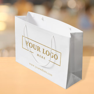 Werbegeschenk für Firmenlogo Große Geschenktüte